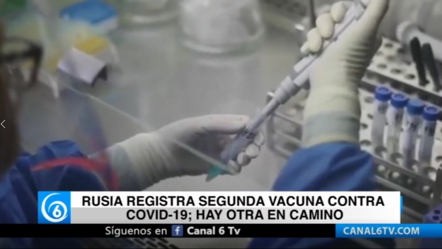 Rusia registra segunda vacuna contra COVID-19; hay otra en camino