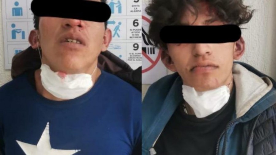 Capturan a ladrones de transporte público en Tecámac