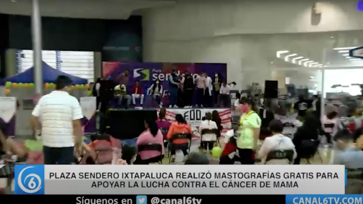 Plaza Sendero Ixtapaluca realizó mastografías gratis para apoyar la lucha contra el cáncer de mama