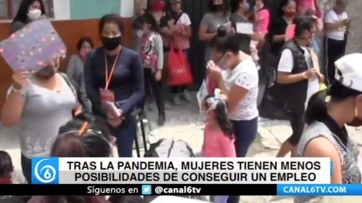 Tras la pandemia, mujeres tienen menos posibilidades de conseguir un empleo