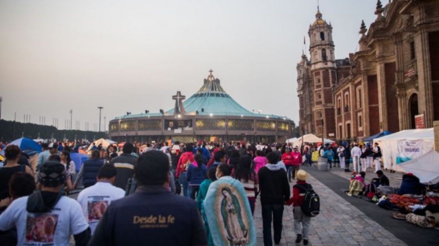Cancelan las masivas peregrinaciones a la Basílica de Guadalupe