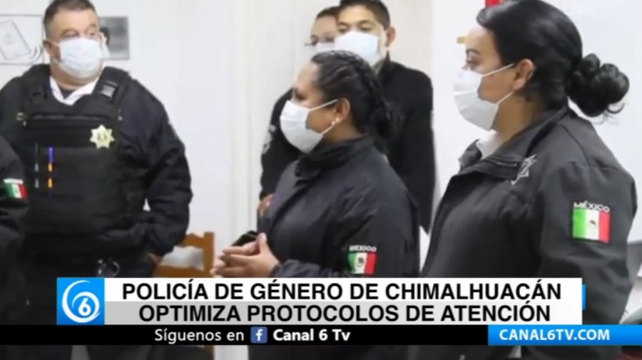 Policía de Género de Chimalhuacán optimiza protocolos de atención