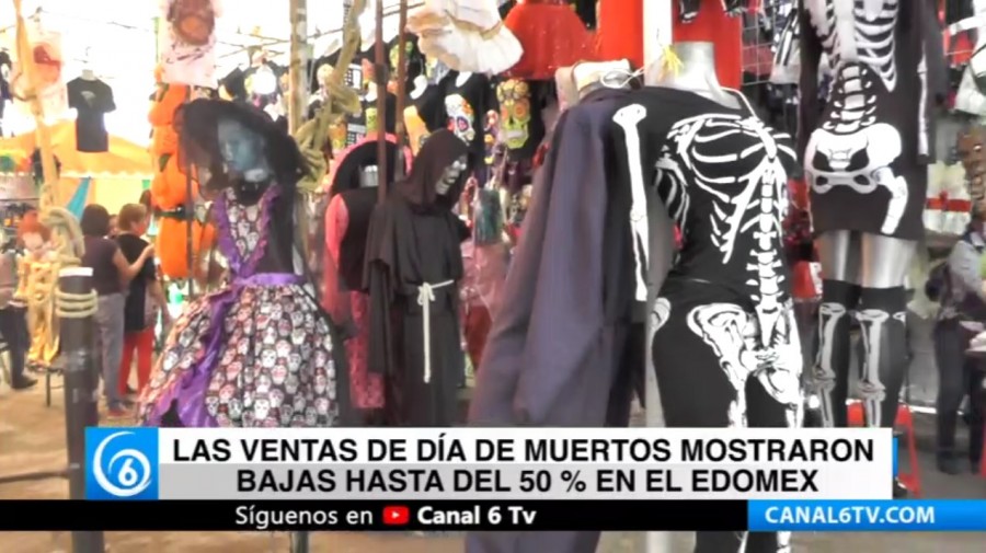 Las ventas de Día de Muertos mostraron bajas hasta del 50% en el Edomex