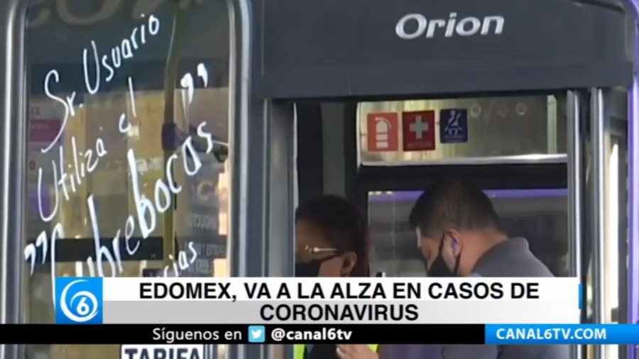 Edomex va a la alza en casos de coronavirus