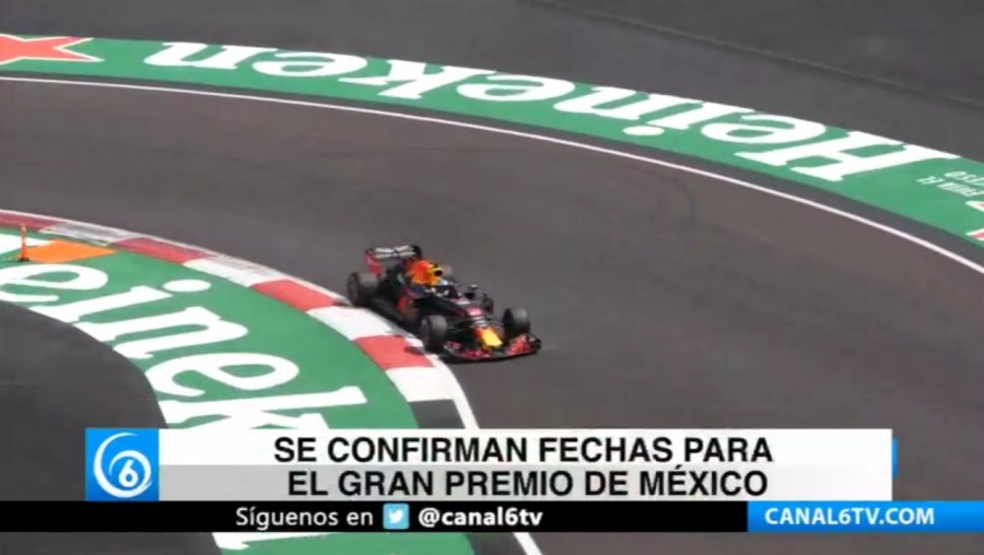 Se confirman fechas para el gran premio de México