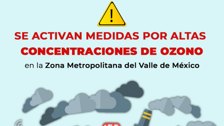 ¡Lo que faltaba! activan medidas por altas concentraciones de ozono