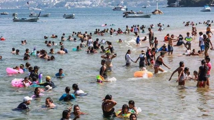 Denuncian incumplimiento de medidas sanitarias en las playas de México