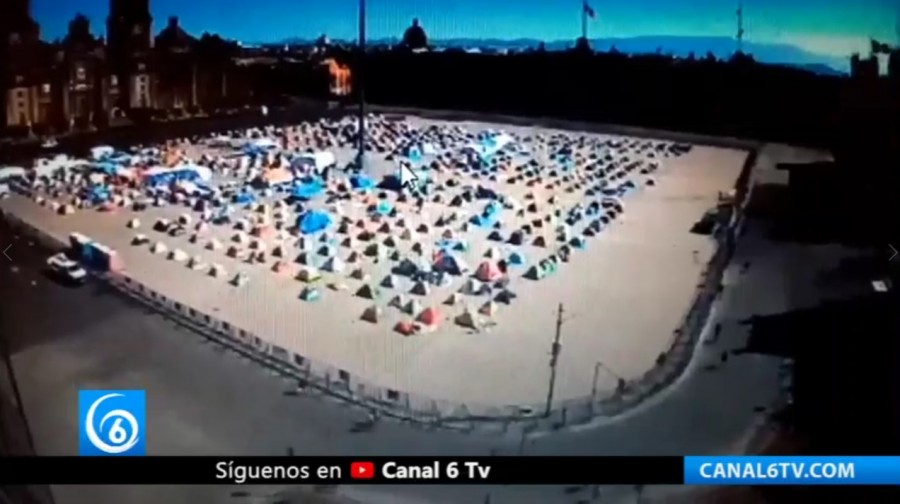 FRENAAA retira plantón del zócalo y anuncia nuevas movilizaciones