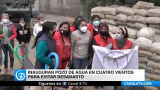 Inauguran pozo de agua en Cuatro Vientos para evitar desabasto