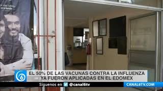 El 50% de las vacunas contra la influenza ya fueron aplicadas en el Edomex