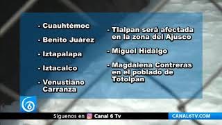 Estas son las alcaldías y los municipios que sufrirán la reducción de agua en el Valle de México