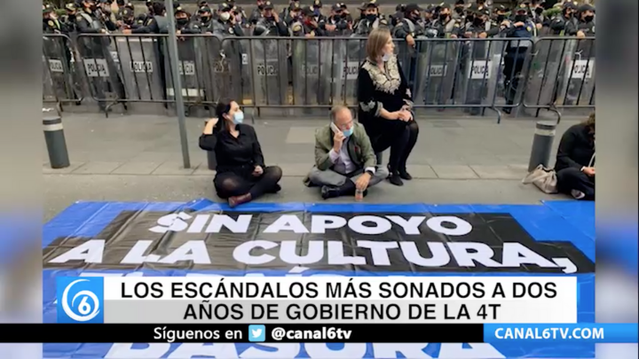 Los escándalos más sonados a dos años de gobierno de la 4T