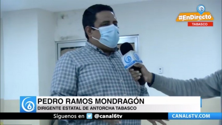Entrevista con el dirigente estatal de Antorcha Tabasco, Pedro Ramos Mondragón