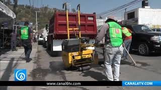 Así va programa de bacheo en Ixtapaluca