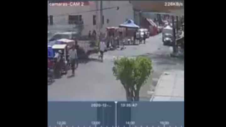 Camioneta de la Guardia Nacional atropella a abuelita