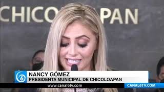 Alcaldesa de Chicoloapan rinde informe de gobierno e insiste en construcción de hospital regional