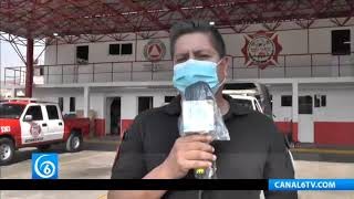 Protección Civil y Bomberos de Ixtapaluca ofrecen gratis servicio de sanitización a domicilio