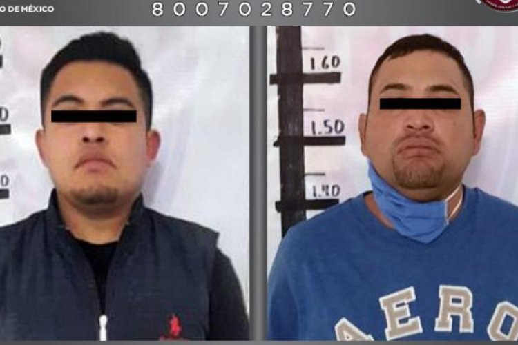 Caen dos sujetos por asalto en transporte público en Ecatepec