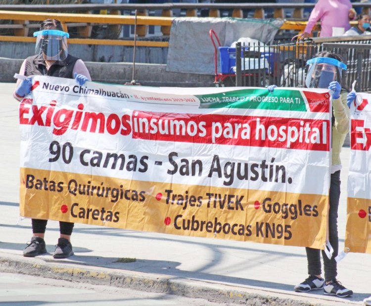 Chimalhuacán solicita insumos sanitarios para personal de los hospitales 90 Camas y San Agustín
