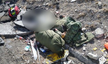 Vuelca camión militar en la Puebla-Orizaba; hay dos muertos