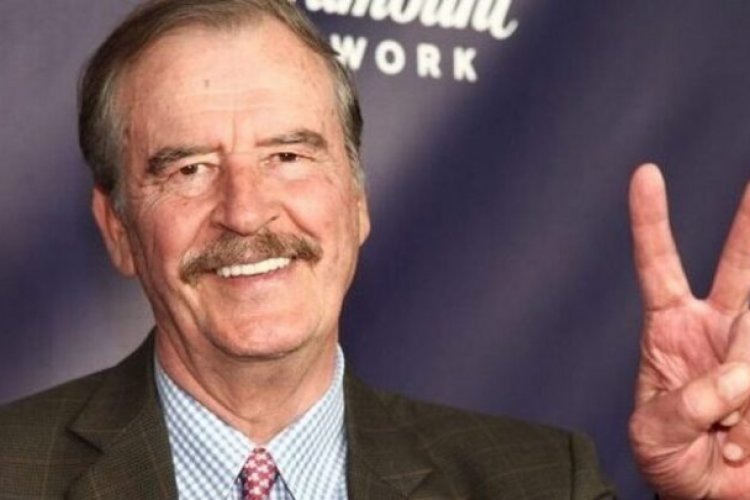 ¡No es broma! Vicente Fox promueve fiesta con chicas en bikini