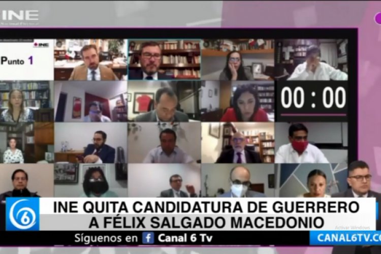 INE quita candidatura de Guerrero a Félix Salgado Macedonio