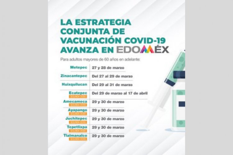 Cinco municipios de zona de los volcanes recibirán segunda dosis de vacuna