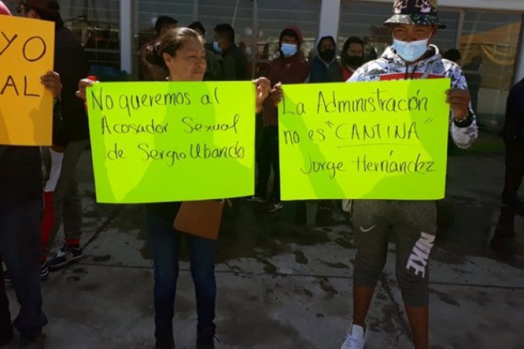 Protestan comerciantes de central de abastos de Toluca por abusos