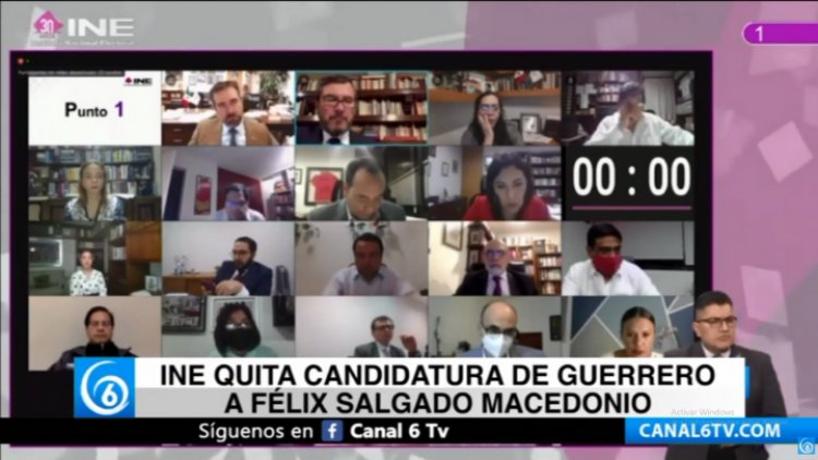 INE quita candidatura de Guerrero a Félix Salgado Macedonio