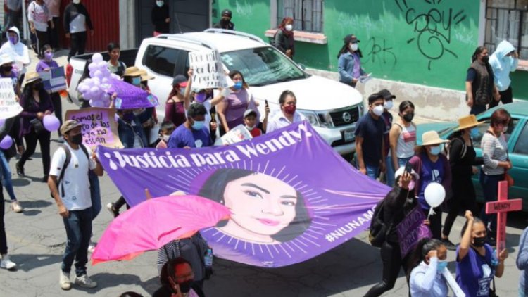 Marchan para exigir justicia por asesinato de Wendy Yoselin en Xonacatlán