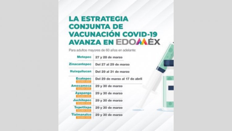 Cinco municipios de zona de los volcanes recibirán segunda dosis de vacuna