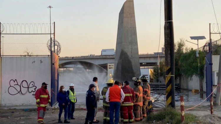 Por fuga de combustible en Ecatepec, cierran avenida central