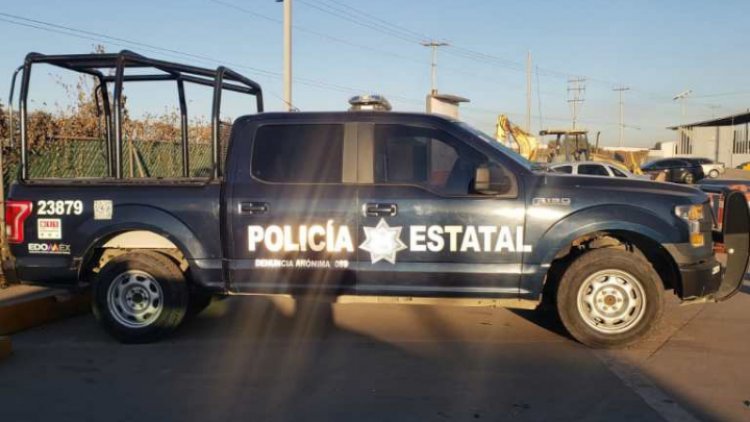 Lesionan a policía estatal en Nezahualcóyotl para robar patrulla