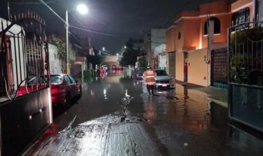 Chubasco registrado el martes en Texcoco, el peor en siete años