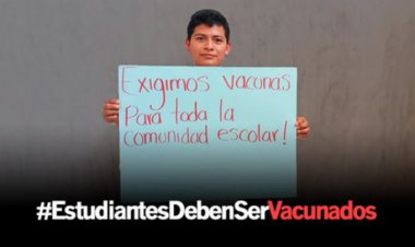 Exigen priorizar a estudiantes en jornada de vacunación