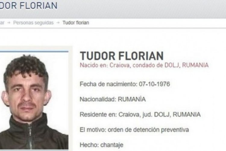 Autoridades rumanas colocan a Florian Tudor en lista de fugitivos