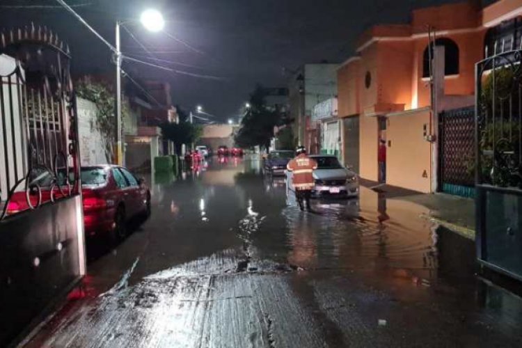 Chubasco registrado el martes en Texcoco, el peor en siete años