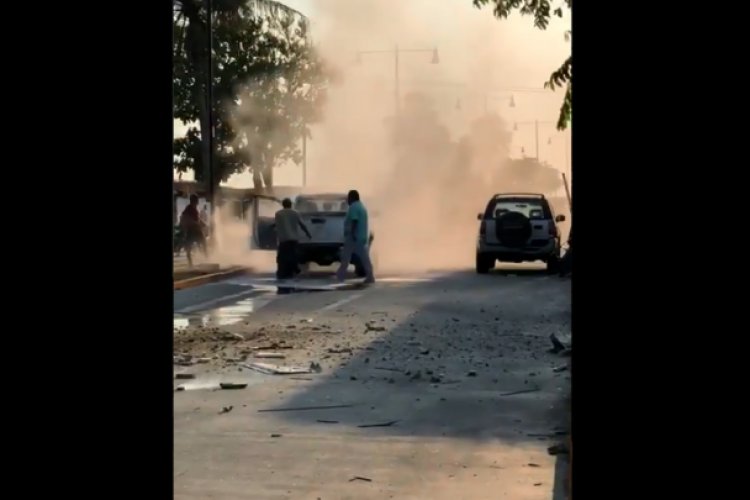 Explota pirotecnia en arranque de campaña de candidatos en Veracruz y Oaxaca