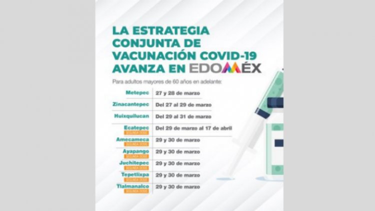 Cinco municipios de zona de los volcanes recibirán segunda dosis de vacuna