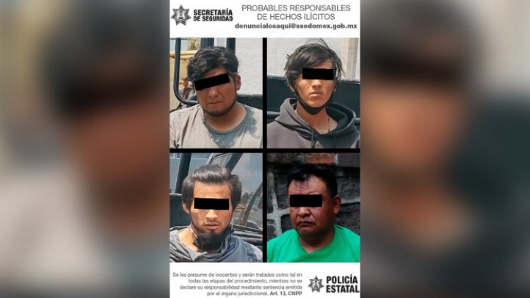 Caen cuatro miembros de “Los Timilpas”, dedicados al robo de tiendas en Toluca