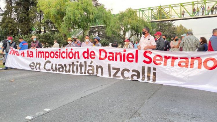 Bloquearon paseo Tollocan en Toluca por designación de candidatos de Morena