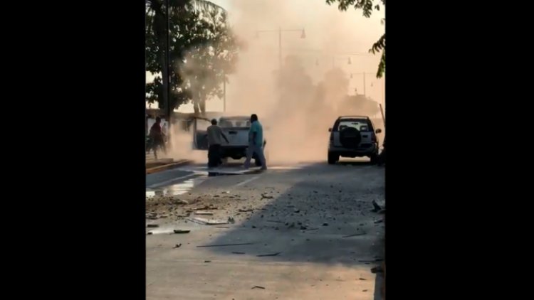 Explota pirotecnia en arranque de campaña de candidatos en Veracruz y Oaxaca