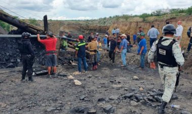 Siete mineros quedaron atrapados tras colapso de mina en Coahuila