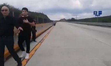 Video: roban camioneta a familia en autopista Laredo-Monterrey