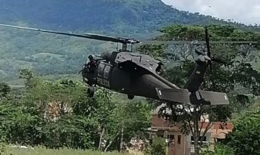 Atentan contra helicóptero en el que viajaba el presidente de Colombia