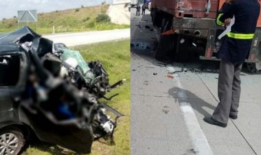 Reportan fuerte accidente en la autopista Arco Norte; hay dos muertos