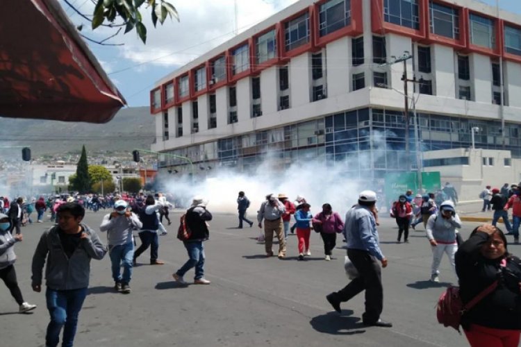 Manifestación en Hidalgo deja un muerto y varios heridos