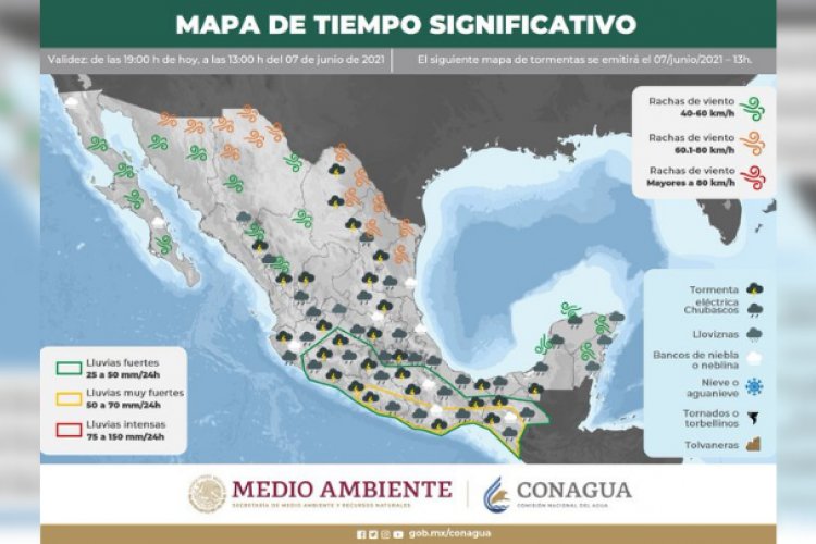 Inicio de semana cálido con posibilidad de lluvias en el Valle de México