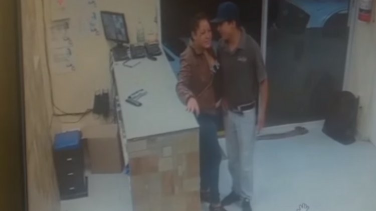 Pareja de ladrones roba una tablet en pizzería de Tultitlán