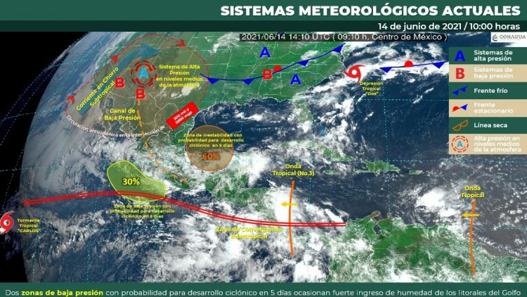 Se esperan fuertes lluvias para este lunes en la CDMX y Edomex